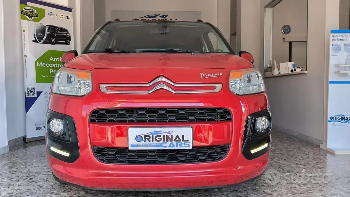 Usata Citroën C3 Picasso Seduction 92 CV (67 kW) 2014 Rosso Monovolume