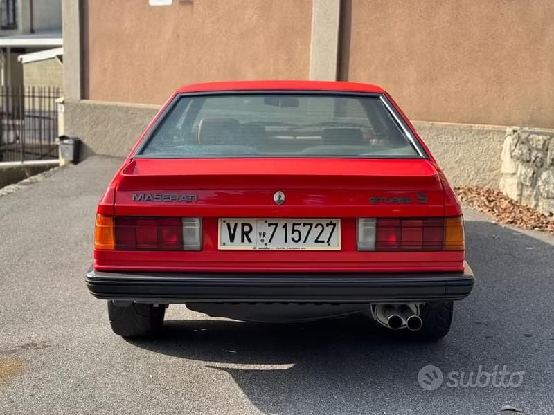 Usata Maserati Biturbo 205 CV (150 kW) 1985 Rosso Coupé