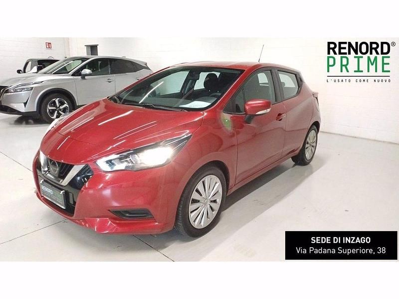 Gebraucht Nissan Micra Acenta 92 PS (67 kW) 2021 Rot Limousine