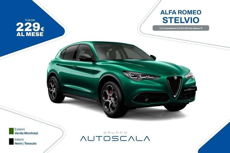 Verde Usata 2021 Alfa Romeo Stelvio Veloce SUV | 22.990 € (Super prezzo) - Immagine 1/1