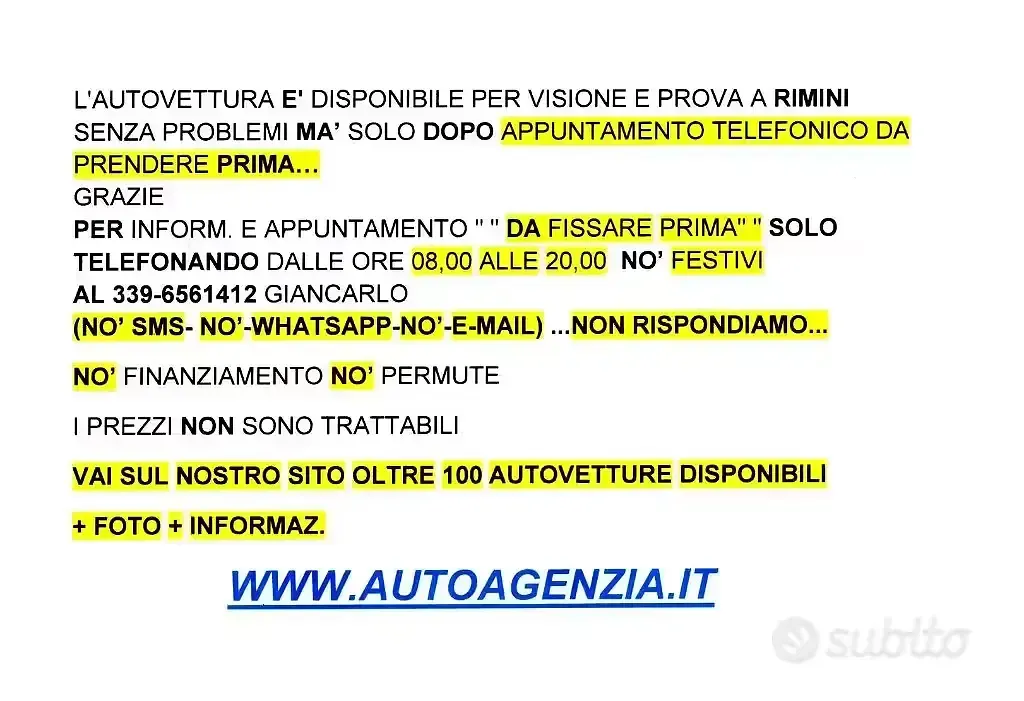 Usata Renault Scenic E-Tech Dynamique 106 CV (77 kW) 2007 Nero Monovolume