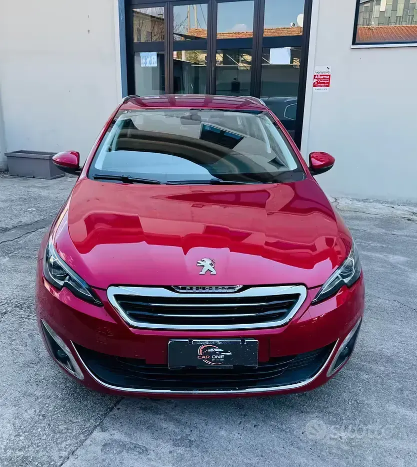 Usata Peugeot 308 GT-line 150 CV (110 kW) 2015 Rosso Station wagon