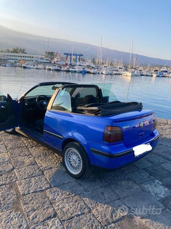 Usata VW Golf Cabriolet 1999 Blu Cabrio