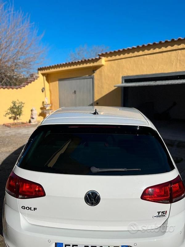 Usata VW Golf VII 150 CV (110 kW) 2016 Bianco Berlina