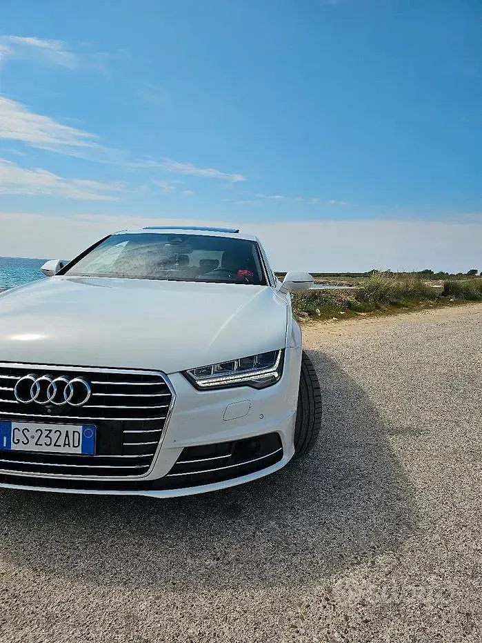Usata Audi A7 S-Line 272 CV (200 kW) 2015 Bianco Utilitaria