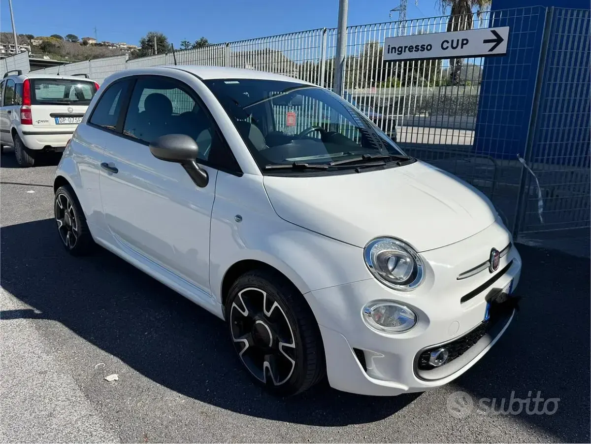 Usata Fiat 500S S 95 CV (69 kW) 2016 Bianco Utilitaria