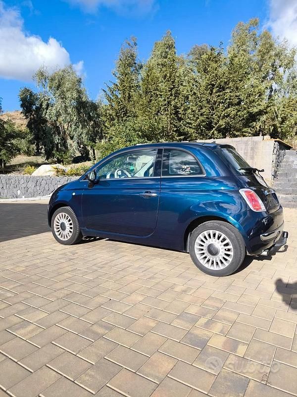 Occasion Fiat 500 Lounge 69 ch (50 kW) 2013 Bleue Monospace