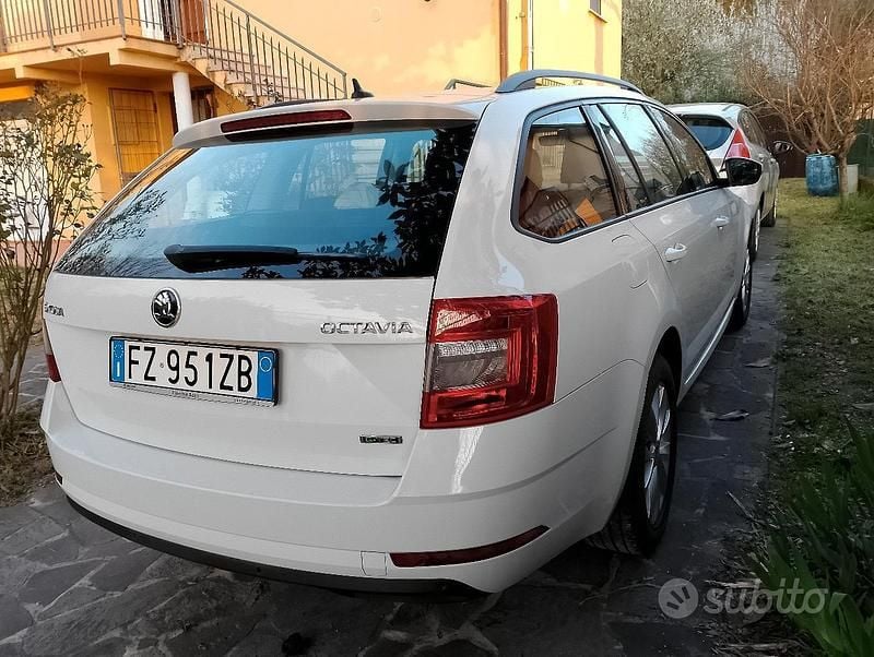 Usata Skoda Octavia G-TEC 131 CV (96 kW) 2020 Bianco Station wagon