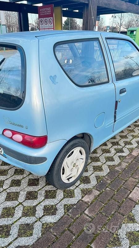 Usata Fiat Seicento 54 CV (39 kW) 2001 Blu Utilitaria