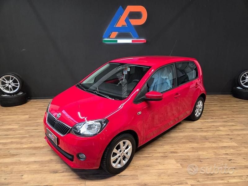 Usata Skoda Citigo Ambition 60 CV (44 kW) 2013 Rosso Utilitaria