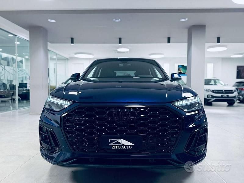 Usata Audi Q5 Sportback S-Line 207 CV (152 kW) 2021 Blu SUV