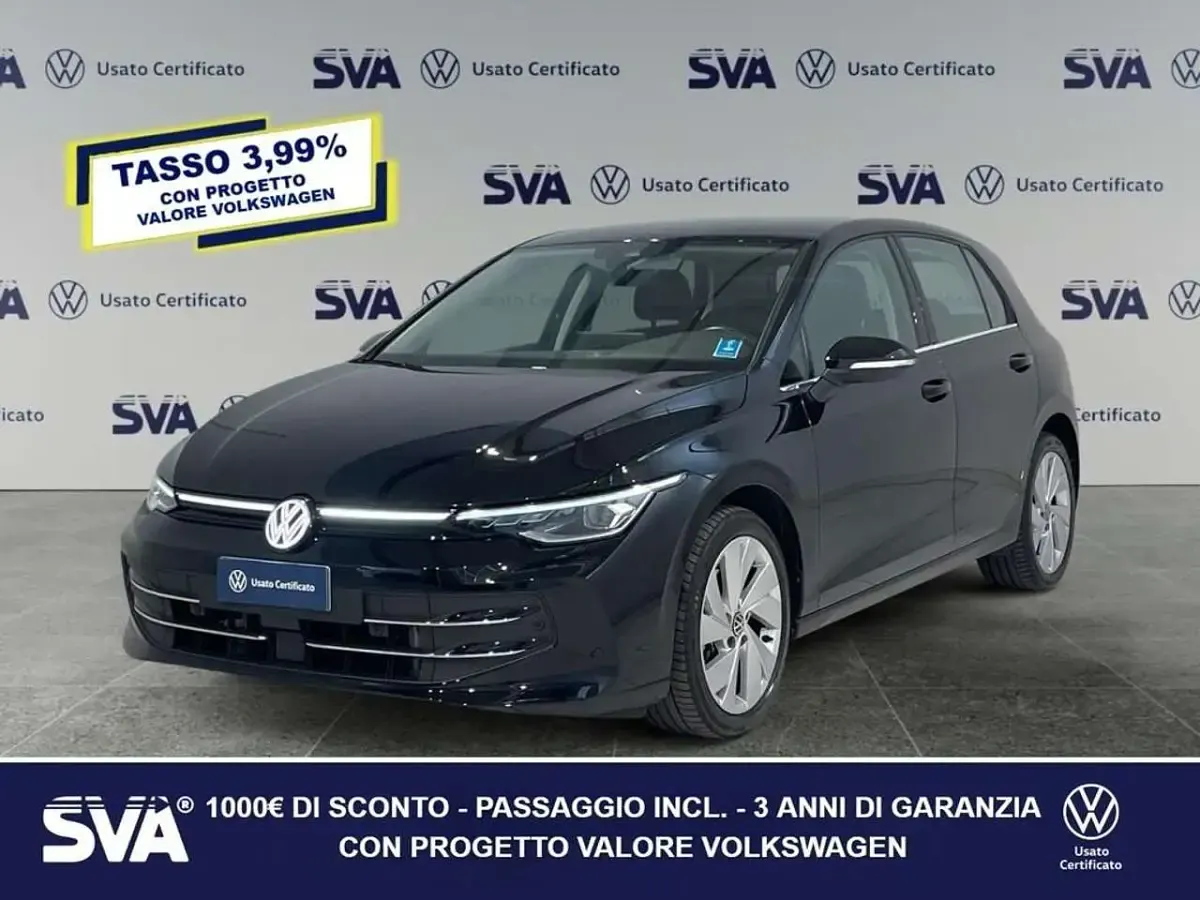 Usata VW Golf VIII Style 150 CV (110 kW) 2025 Nero Berlina