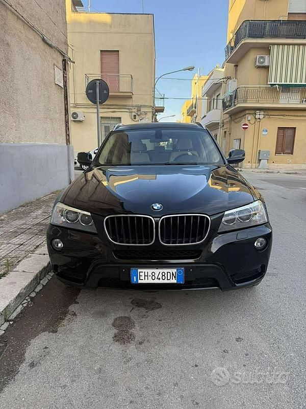 Usata BMW X3 190 CV (139 kW) 2012 Nero SUV