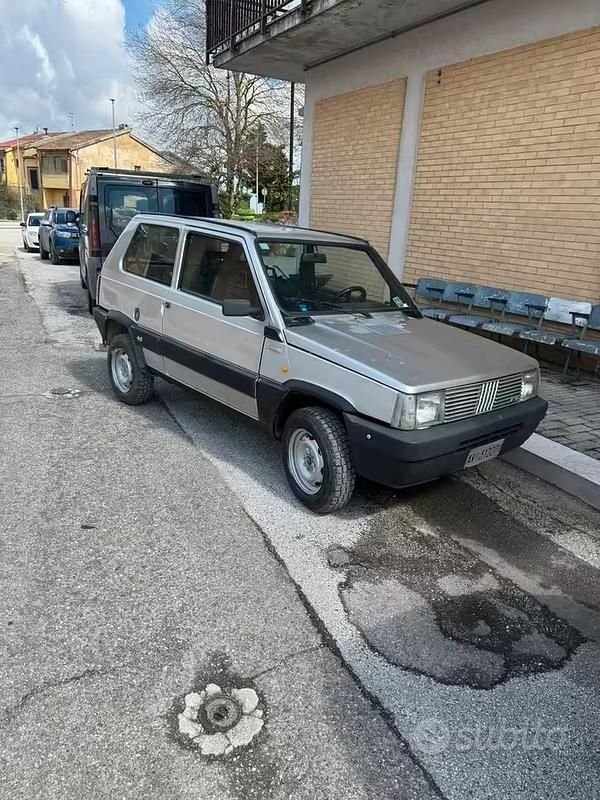 Usata Fiat Panda 4x4 1989 Grigio Utilitaria