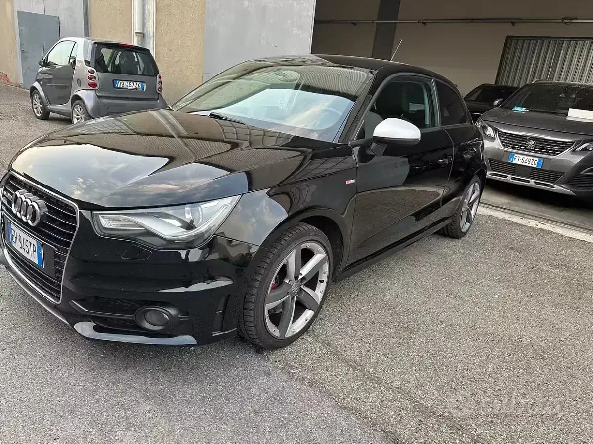 Usata Audi A1 S-Line 122 CV (89 kW) 2011 Nero Utilitaria