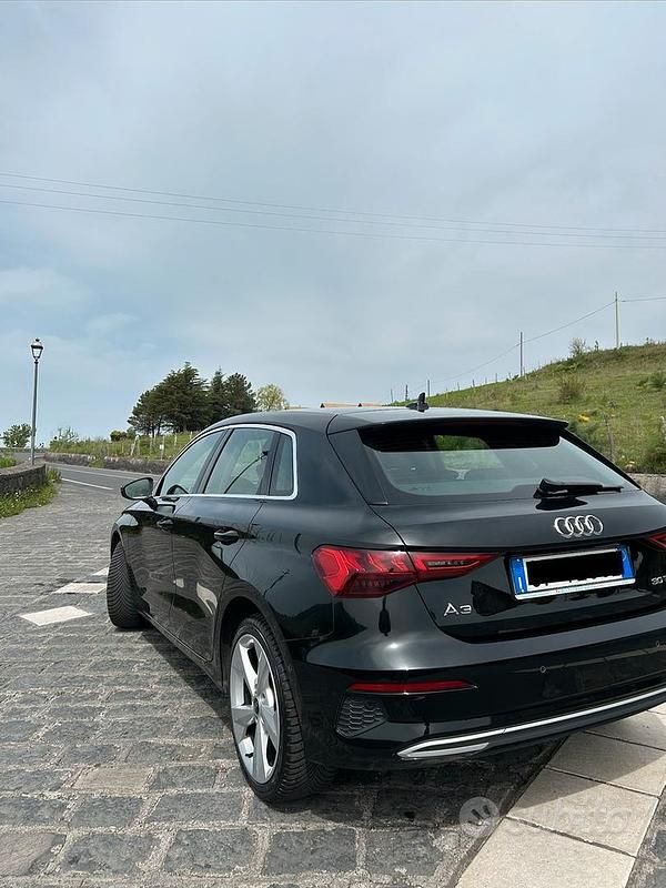 Usata Audi A3 Advanced 116 CV (85 kW) 2021 Nero Berlina