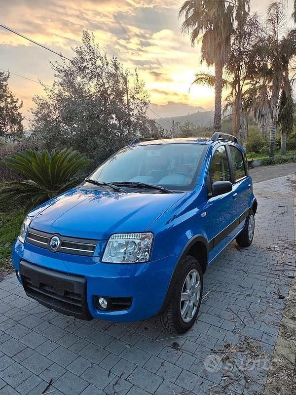 Usata Fiat Panda 4x4 Climbing 75 CV (55 kW) 2006 Blu Utilitaria