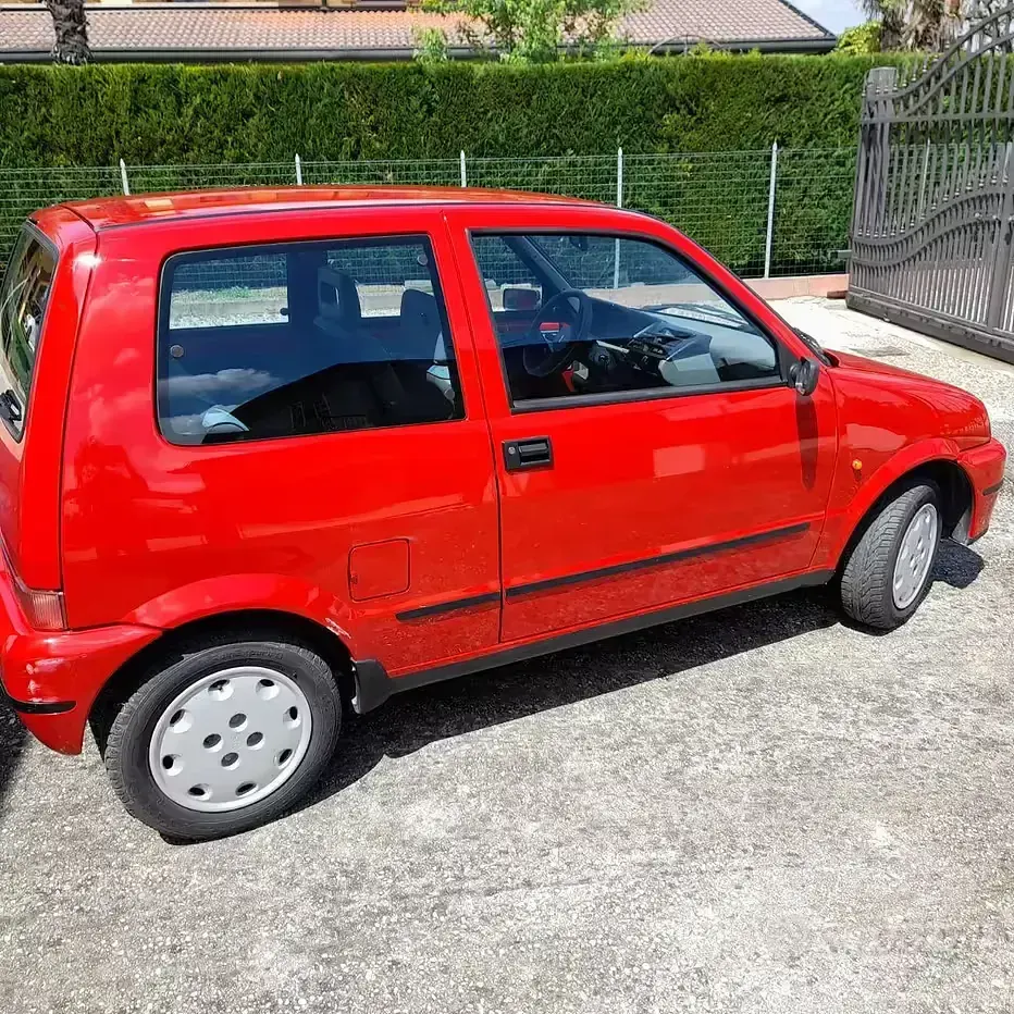 Usata Fiat Cinquecento 1997 Rosso Utilitaria