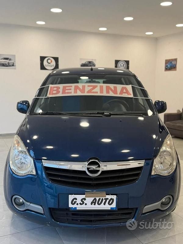 Usata Opel Agila Enjoy 86 CV (63 kW) 2009 Blu Utilitaria