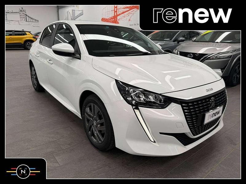 Usata Peugeot 208 Style 75 CV (55 kW) 2021 Bianco pastello Utilitaria