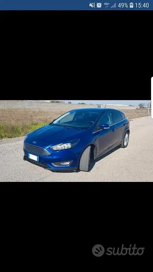 Usata Ford Focus 109 CV (80 kW) 2015 Blu Berlina