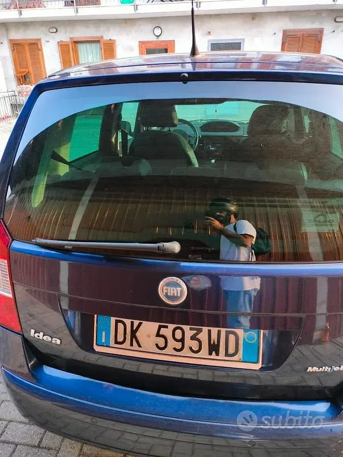 Usata Fiat Idea 90 CV (66 kW) 2007 Blu Monovolume