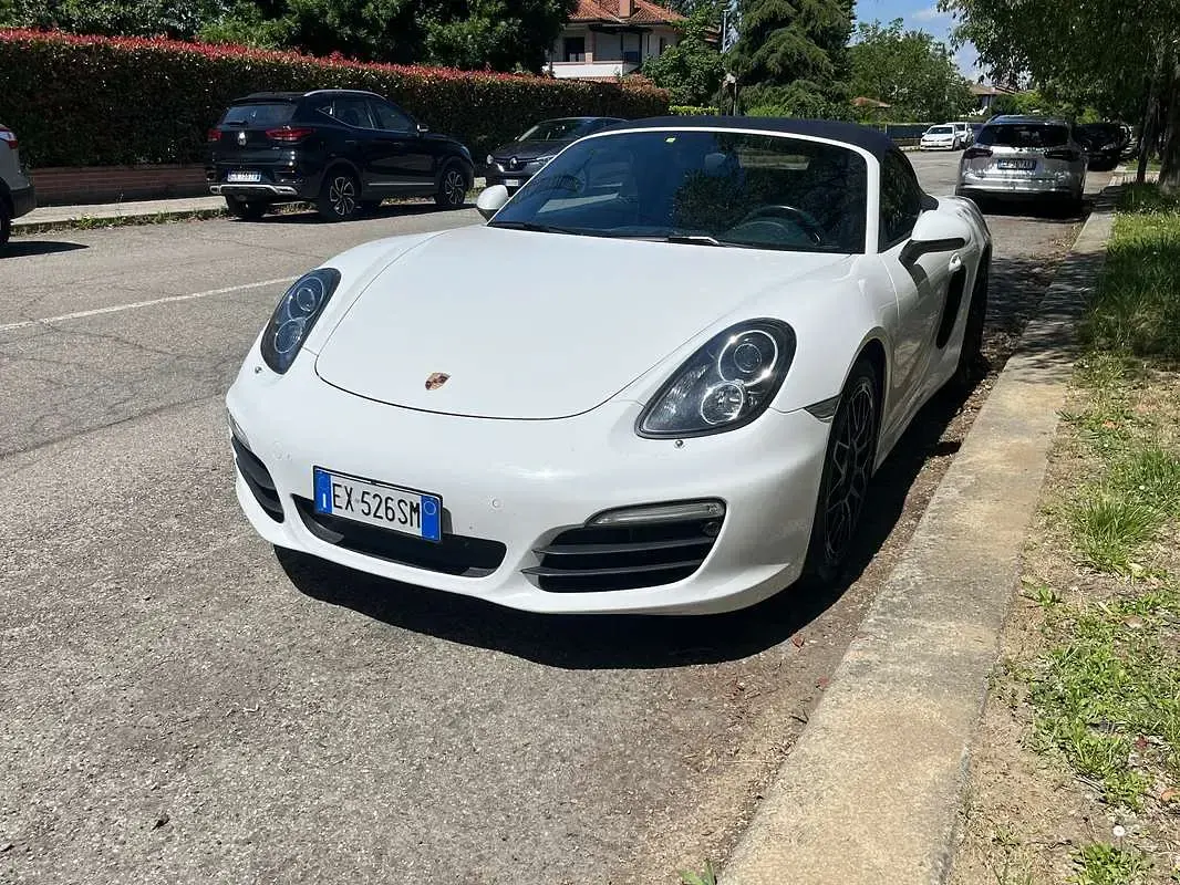 Usata Porsche Boxster 265 CV (194 kW) 2014 Bianco Cabrio