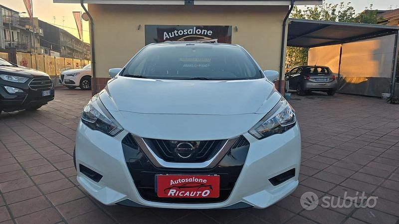 Usata Nissan Micra Tekna 90 CV (66 kW) 2019 Bianco Utilitaria