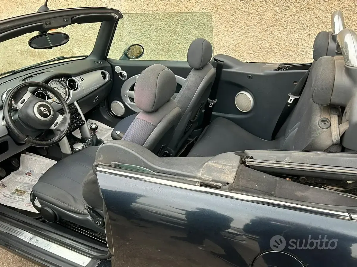 Usata Mini Cooper Cabriolet 116 CV (85 kW) 2007 Blu Cabrio