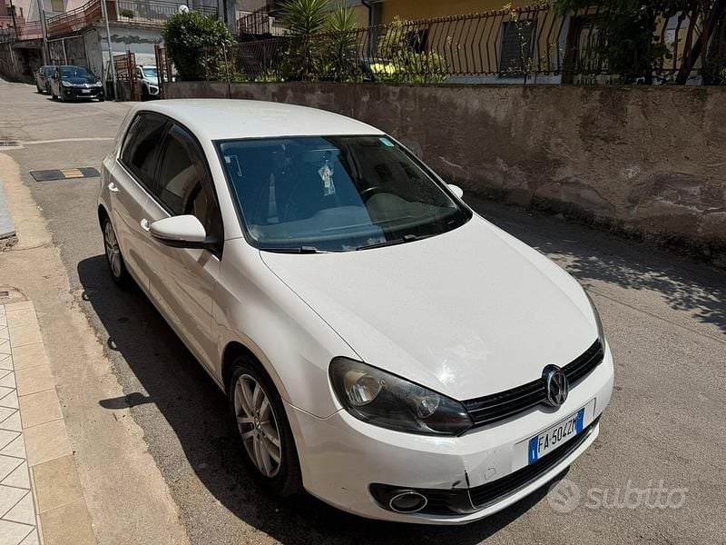 Usata VW Golf VI 2009 Bianco Utilitaria