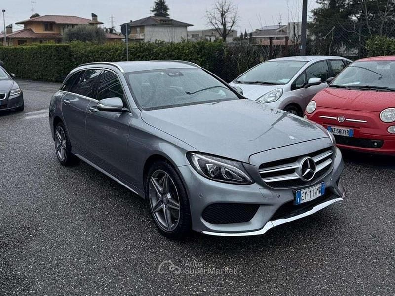 Usata Mercedes C250 Premium 204 CV (150 kW) 2015 Argento Station wagon
