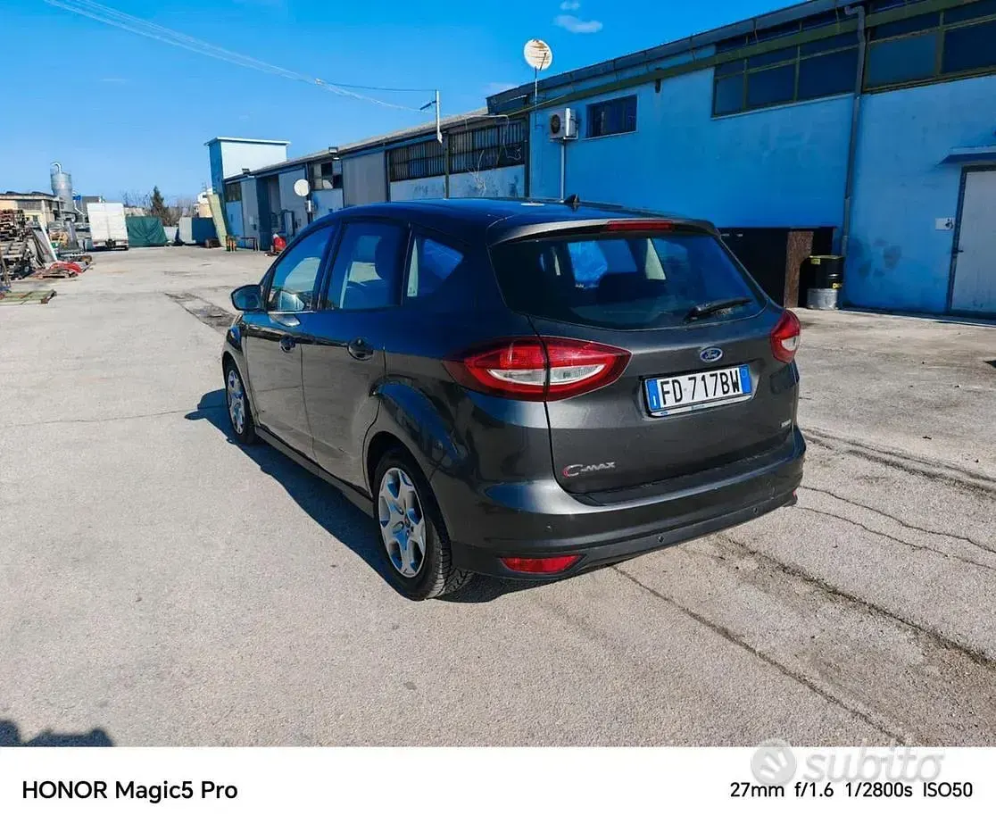 Usata Ford C-MAX 125 CV (91 kW) 2016 Grigio Monovolume
