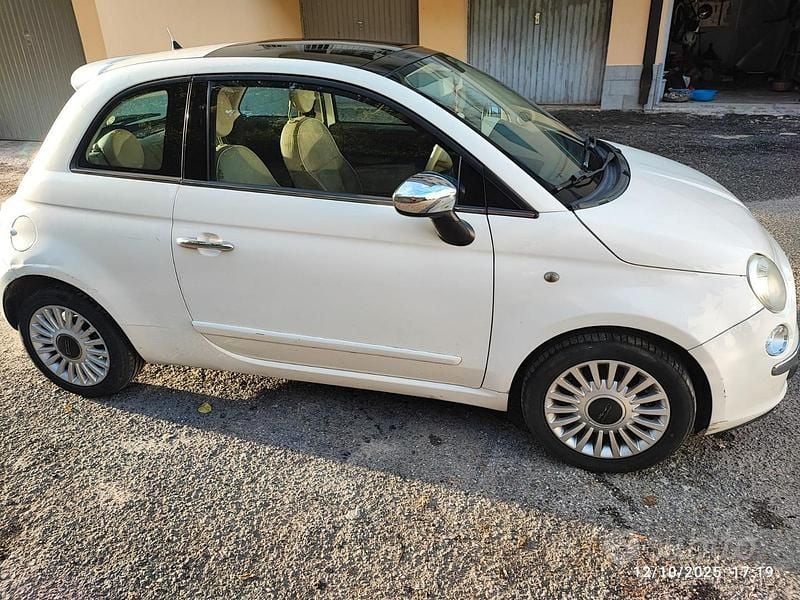 Usata Fiat 500 Lounge 69 CV (50 kW) 2008 Bianco Berlina