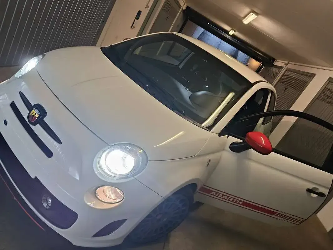 Usata Abarth 500 135 CV (99 kW) 2010 Bianco Berlina