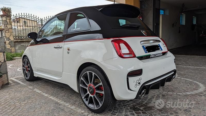 Usata Abarth 595 Turismo 165 CV (121 kW) 2021 Bianco Utilitaria