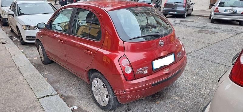 Usata Nissan Micra 79 CV (58 kW) 2009 Rosso Utilitaria