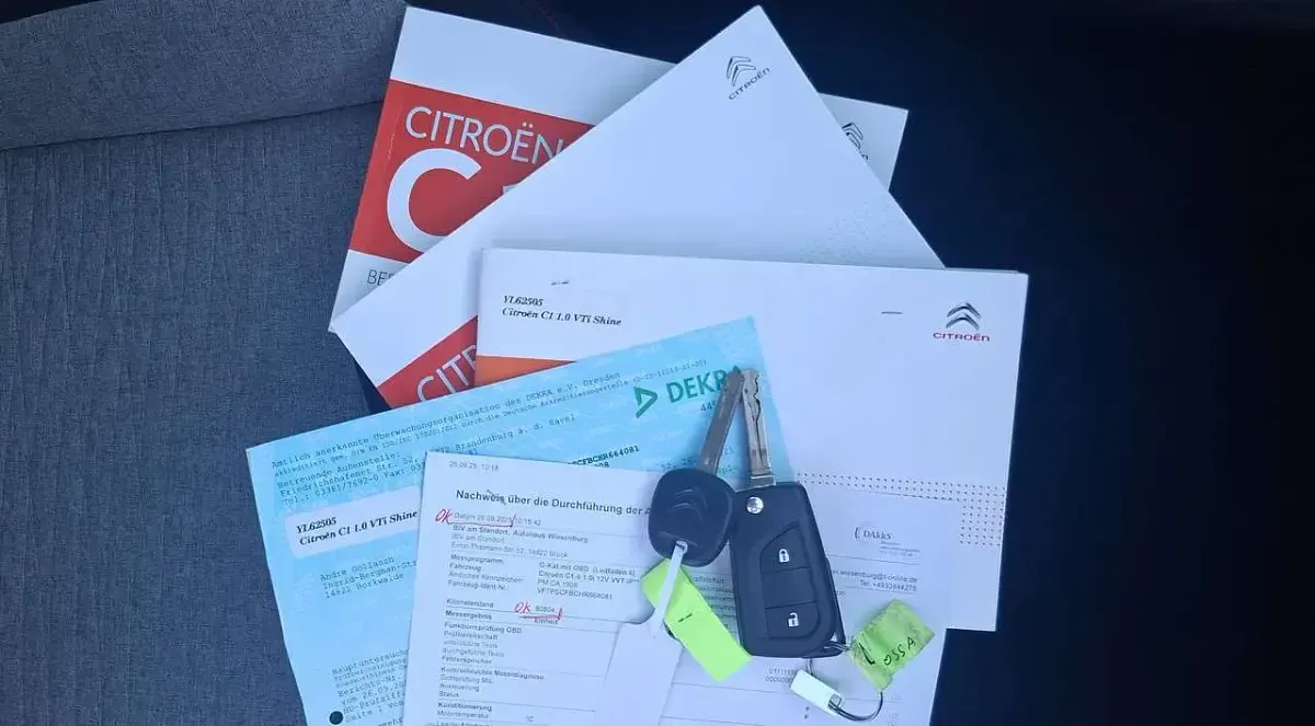 Usata Citroën C1 Shine 69 CV (50 kW) 2018 Rosso Utilitaria