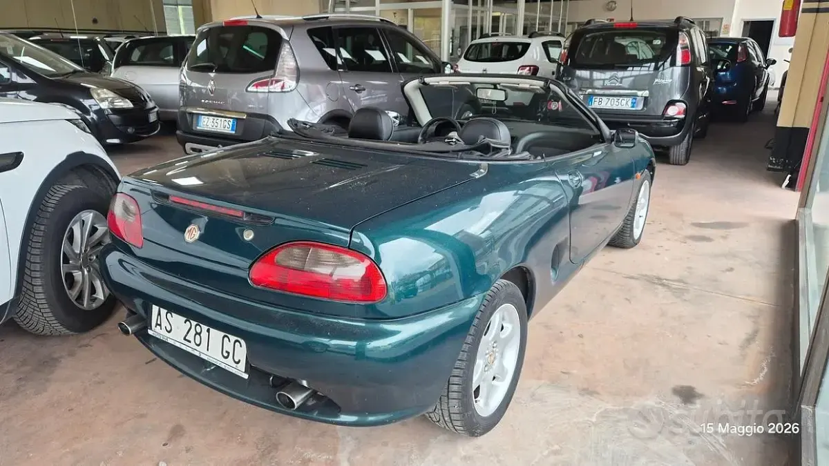 Usata MG F 120 CV (88 kW) 1998 Verde Cabrio