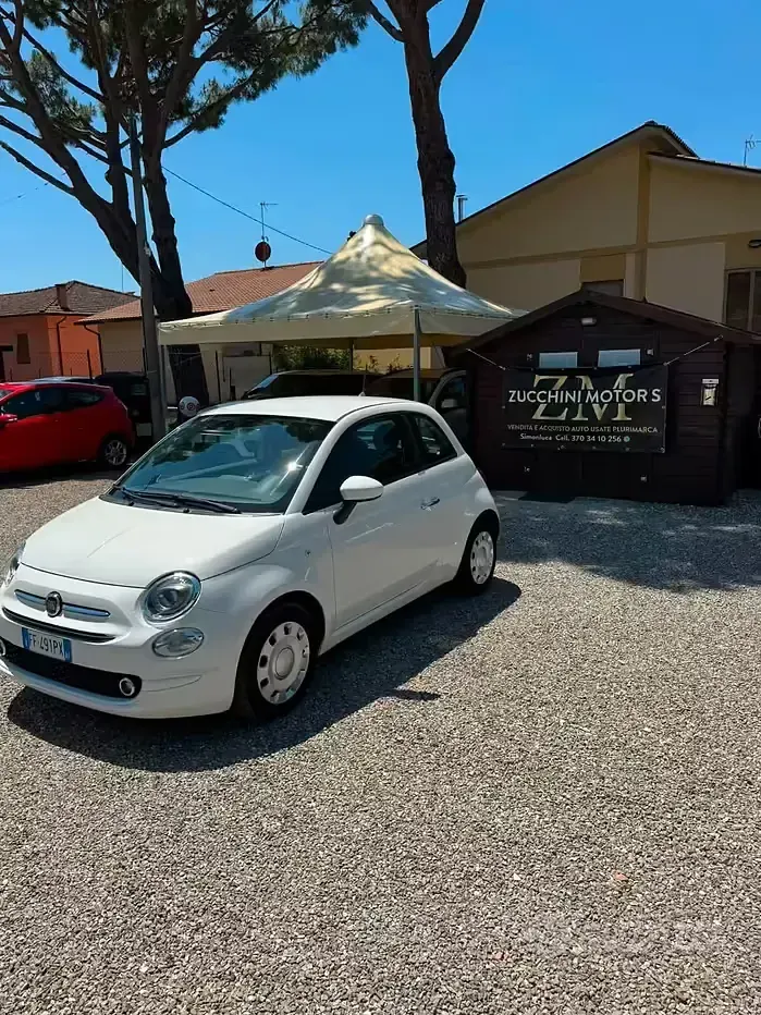 Usata Fiat 500 Pop 69 CV (50 kW) 2016 Bianco Utilitaria