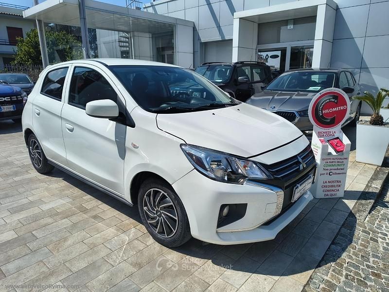 Usata Mitsubishi Space Star Intense 80 CV (58 kW) 2022 Bianco Utilitaria