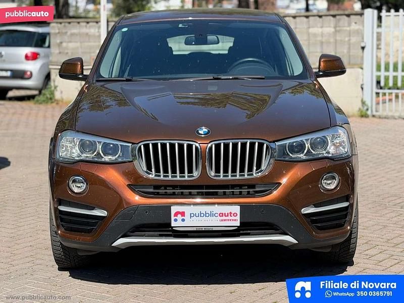 Usata BMW X4 xLine 190 CV (139 kW) 2016 Arancione SUV