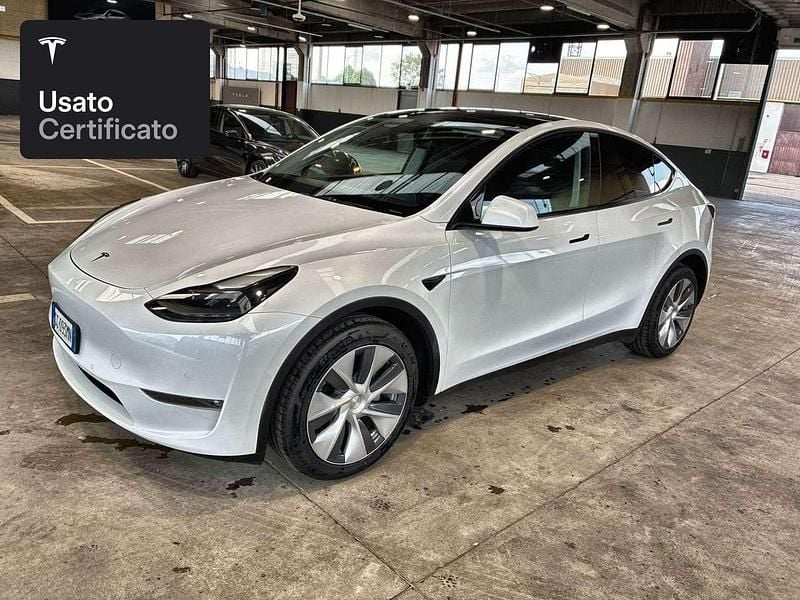 Usata Tesla Model Y Long Range AWD 258 kW (351 CV) 2021 Pearl white multicoat SUV