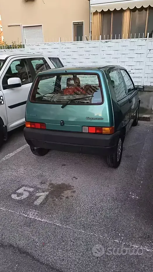 Usata Fiat 500 41 CV (30 kW) 1994 Verde Utilitaria