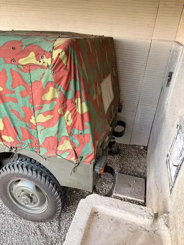 Usata Fiat Campagnola 1960 Verde Cabrio