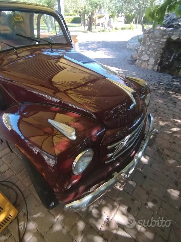 Usata Fiat Topolino 1950 Rosso Utilitaria