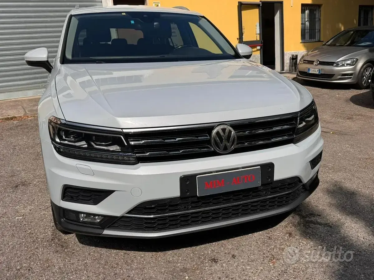 Usata VW Tiguan Advance 150 CV (110 kW) 2018 Bianco SUV