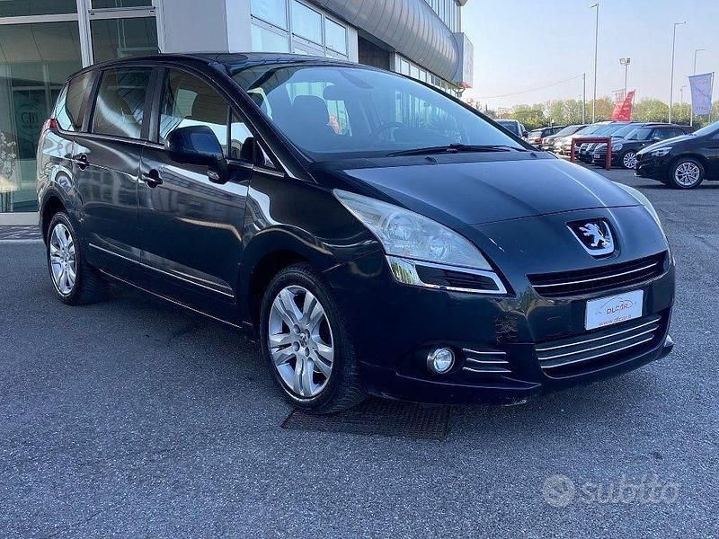 Usata Peugeot 5008 Allure 163 CV (119 kW) 2011 Nero Monovolume