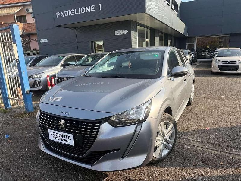 Usata Peugeot 208 Active 101 CV (74 kW) 2020 Argento Utilitaria