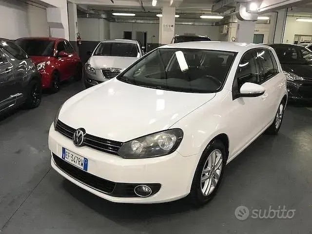 Usata VW Golf VI Highline 140 CV (102 kW) 2010 Bianco Utilitaria