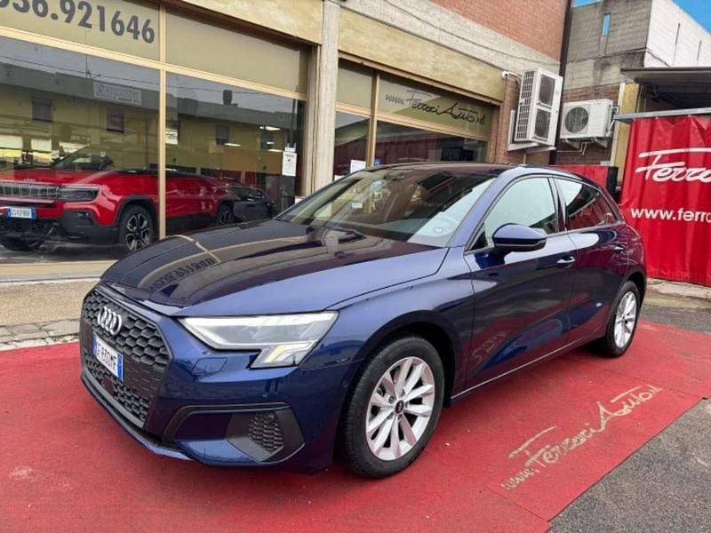 Usata Audi A3 Advanced 116 CV (85 kW) 2021 Blu Berlina